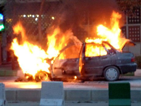 خودروی پراید این مقام مسئول را آتش زدند+ جزئیات