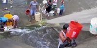 ویدئو/ وضعیت مردم ونزوئلا پس از قطعی آب لوله‌کشی