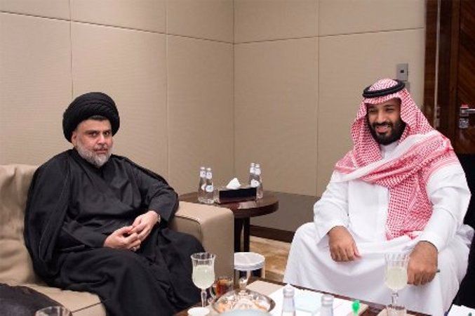 اطلاعیه کوتاه مقتدی صدر در خصوص دیدار با ولیعهد سعودی + عکس