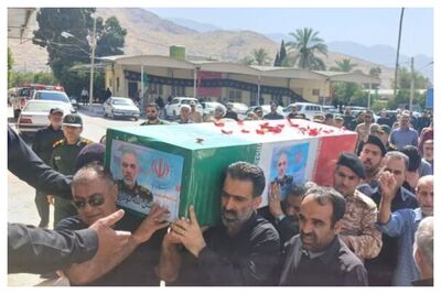پیکر سرلشکر شهید نوذری به زادگاهش رسید