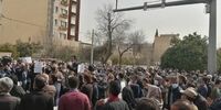 تجمع گسترده معلمان در اعتراض به عدم اجرای طرح رتبه‌بندی+تصویر