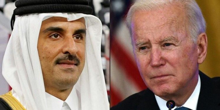 گفت‌وگوی بایدن  و امیر قطر درباره ایران و تبادل زندانیان+جزئیات 