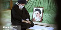 تصاویر حضور مقام معظم رهبری در مرقد مطهر امام خمینی(ره)