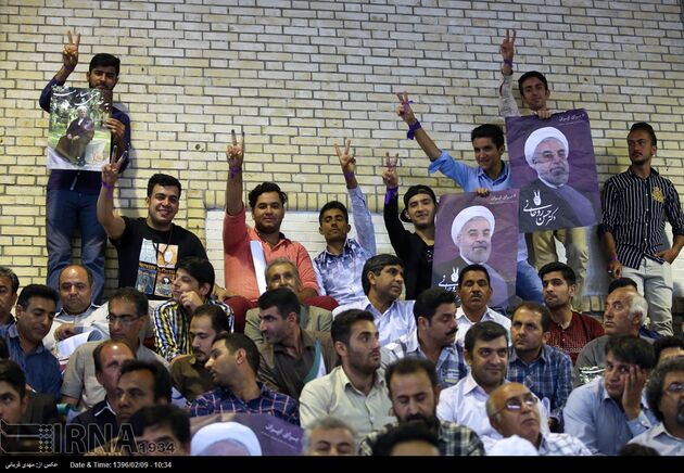 کمپین انتخاباتی روحانی در کرمان