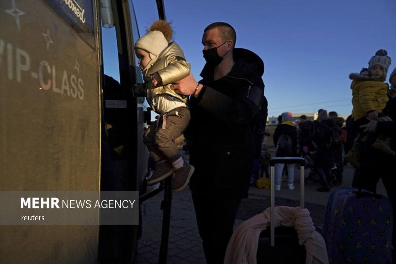 تصاویر| تخلیه اوکراین در پی حمله روسیه
