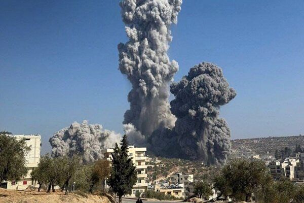 انفجار مهیب در حومه ادلب/ این انفجار ناشی از حمله آمریکا است؟