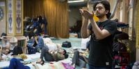 مراسم اعتکاف دانشگاه تهران و پلی‌تکنیک