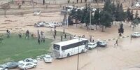 بارندگی شدید ورودی شیراز-اصفهان را مسدود کرد