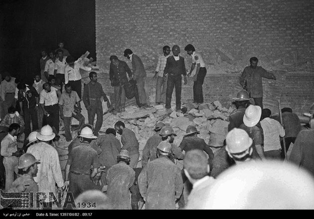 گزارش تصویری انفجار حزب جمهوری اسلامی در هفتم تیر 1360