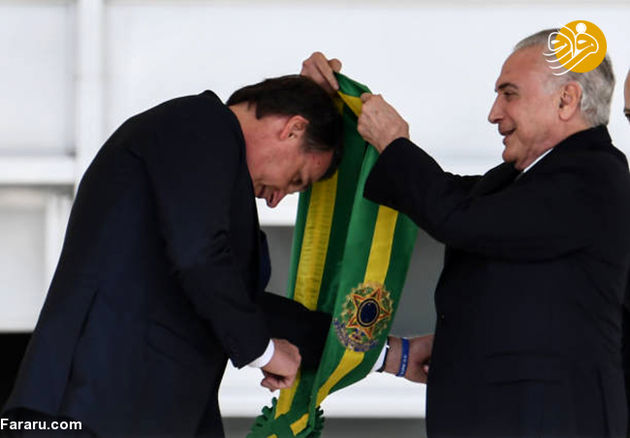 مراسم ادای سوگند ترامپ برزیل / ژایر بولسونارو