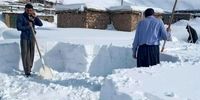 بارش یک متر برف در این شهرستان/ راه 190 روستا مسدود شد