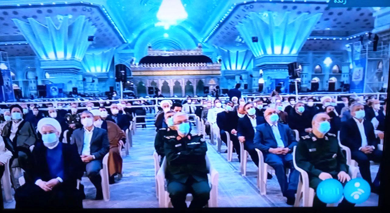 عکسی از حسن روحانی و علی لاریجانی در مراسم سالگرد رحلت امام خمینی (ره)