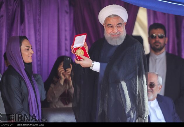 تصاویر سخنرانی حسن روحانی در میدان نقش جهان اصفهان