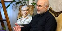 دیدار قالیباف با خانواده سپهبد شهید باقری+ عکس
