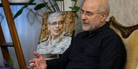 دیدار قالیباف با خانواده سپهبد شهید باقری+ عکس