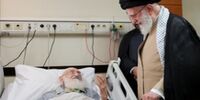 عیادت رهبر معظم انقلاب از حضرت آیت‌الله نوری همدانی