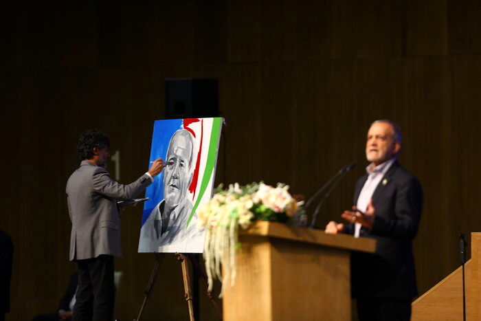 حضور همسر محمدباقر قالیباف در مراسمی با حضور پزشکیان/ حواشی اولین سفر رئیس جمهور به اصفهان