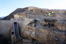 آبگیری سد جیرفت پس از بارش‌های اخیر