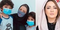 ماسک متفاوت شیلا خداداد و فرزندانش + عکس

