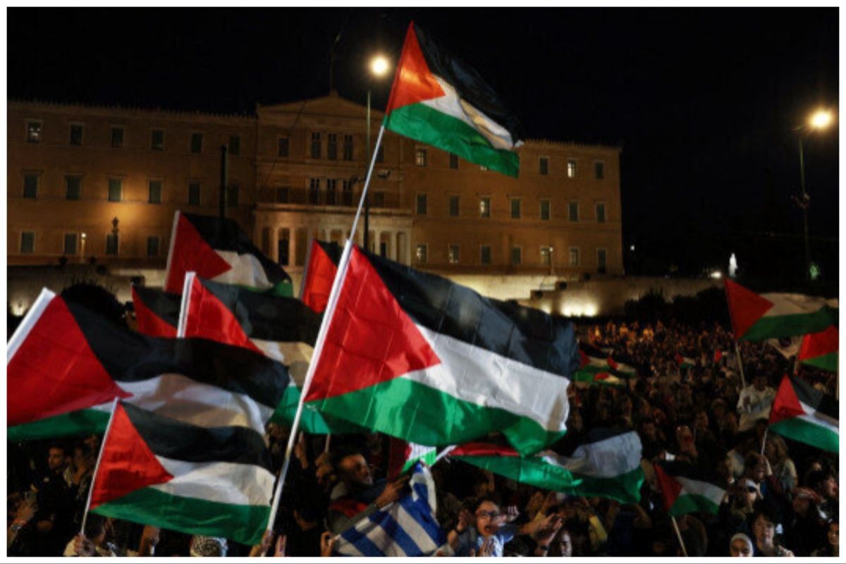 یونان هم به تظاهرات علیه اسرائیل پیوست