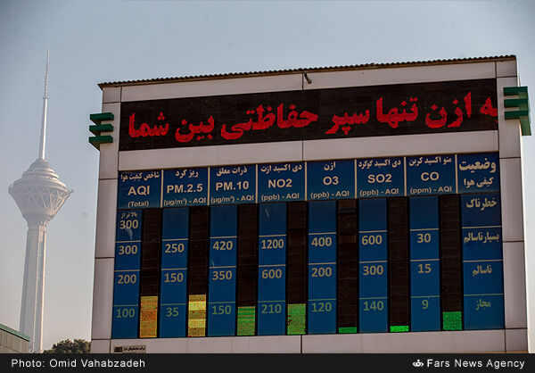 یک روز معمولی هوای تهران!