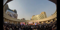 دیوارنگاره میدان ولیعصر(عج) تغییر کرد + عکس 