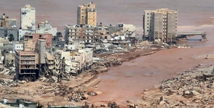 ویدئوی وحشتناک از سیل و طوفان لیبی/ آمار کشته ها به ۱۰ هزار نفر می رسد!