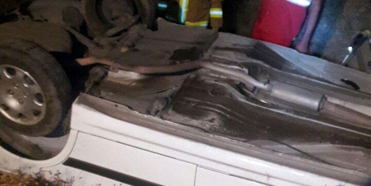 واژگونی مرگبار پژو ۴۰۵ در رفسنجان / چند نفر فوت شدند؟