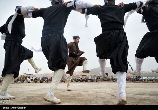 آیین بیل گردانی در شهرستان نیم ور