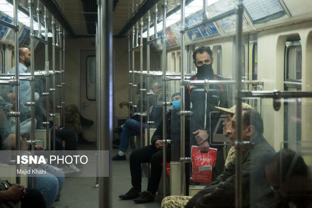 تصاویر مترو تهران پس از نوروز