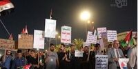 فوری/تجمع شبانه عراقی ها در میدان التحریر بغداد
