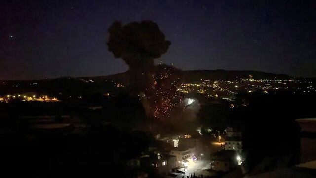 حمله هوایی اسرائیل به لبنان/ 20 نقطه بمباران شد