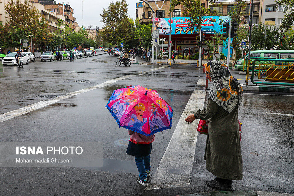 پیش بینی هوای بارانی برای تهران 