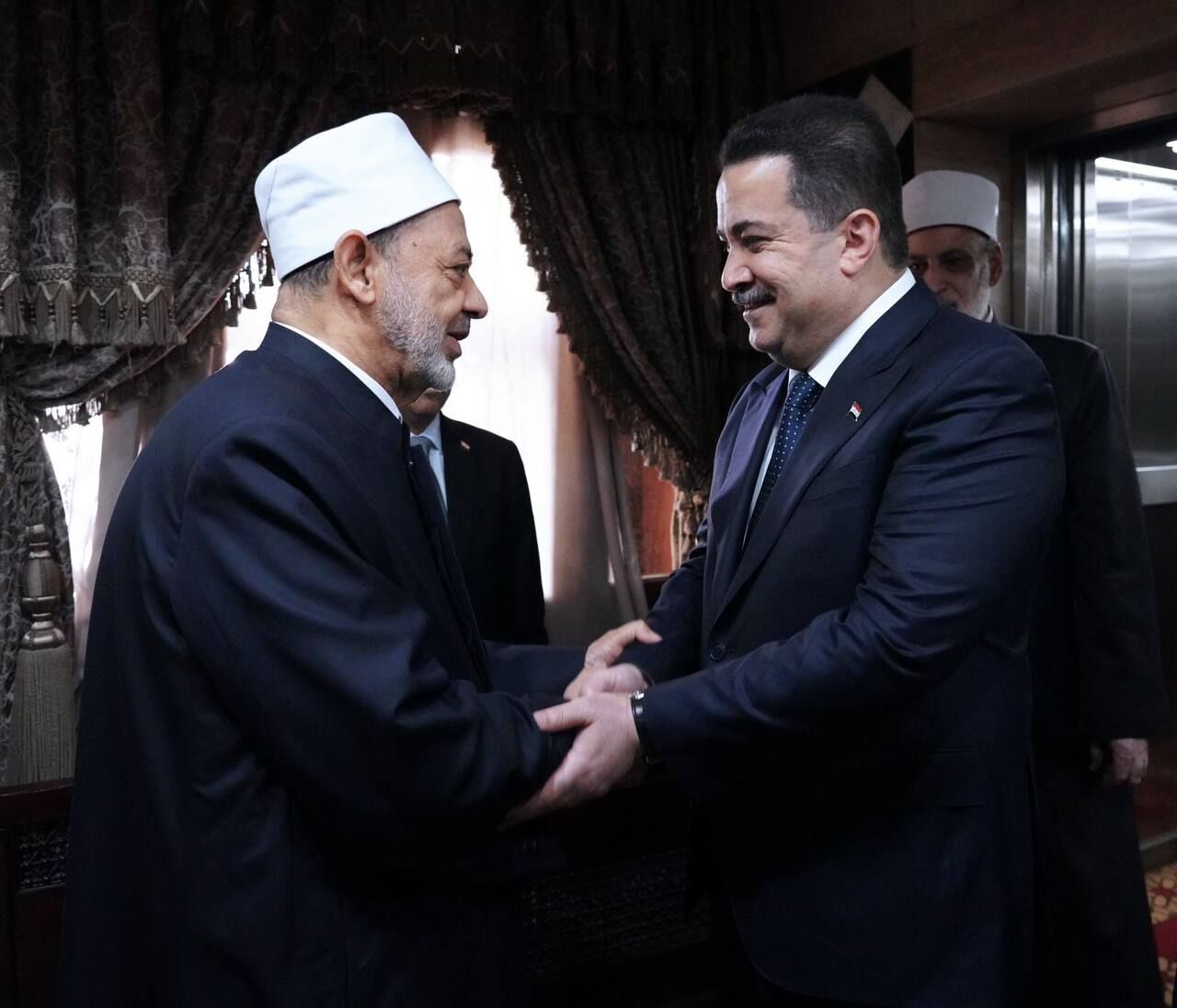 دیدار السودانی با شیخ الازهر در قاهره 