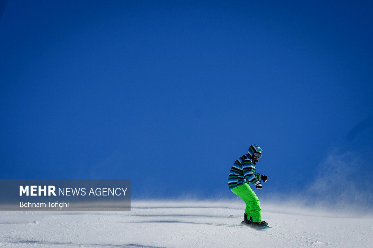 تصاویر| رقابت های اسکی آلپاین