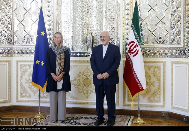 تصاویر دیدار ظریف و موگرینی در تهران