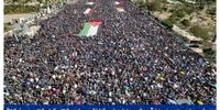 راهپیمایی میلیونی مردم یمن در حمایت از رهبر انصارالله و مردم غزه +عکس