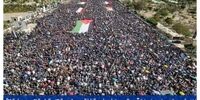 راهپیمایی میلیونی مردم یمن در حمایت از رهبر انصارالله و مردم غزه +عکس