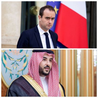ملاقات وزرای دفاع عربستان و فرانسه در پاریس