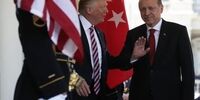 استقبال دونالد ترامپ از اردوغان در کاخ سفید + فیلم