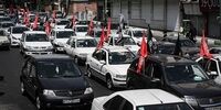 دسته خودرویی عزاداران حسینی+گزارش تصویری
