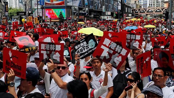 واکنش دولت هنگ‌کنگ دربرابر معترضان خیابانی