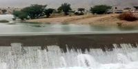 یک سد دیگر در کشور سرریز شد