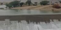 یک سد دیگر در کشور سرریز شد
