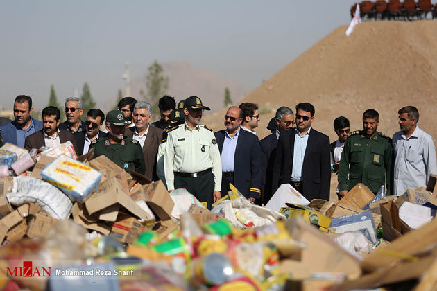 امحا ۱۴۰ تن کالای قاچاق در اصفهان