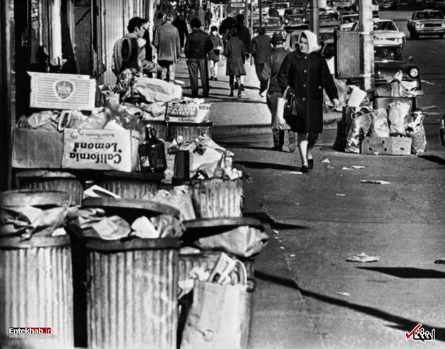 6 فوریه 1968 : اعتصاب کارگران شهرداری در نیویورک و انباشت زباله ها در خیابان