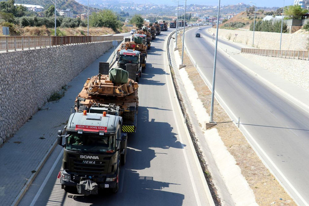 ارسال تجهیزات نظامی جدید به مرز سوریه