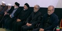 تصویری از برخورد صمیمانه پزشکیان و حجت الاسلام سیدمسعود خامنه‌ای