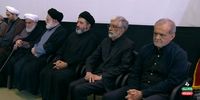تصویری از برخورد صمیمانه پزشکیان و حجت الاسلام سیدمسعود خامنه‌ای