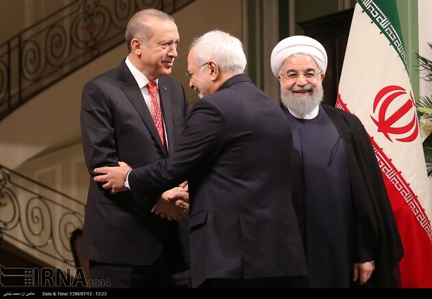 استقبال رسمی روحانی از اردوغان